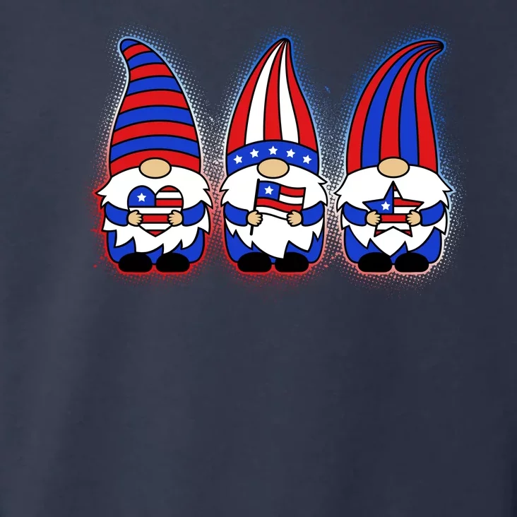 Cute USA American Flag Gnomes Toddler Hoodie