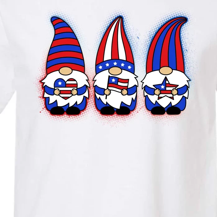 Cute USA American Flag Gnomes Garment-Dyed Heavyweight T-Shirt