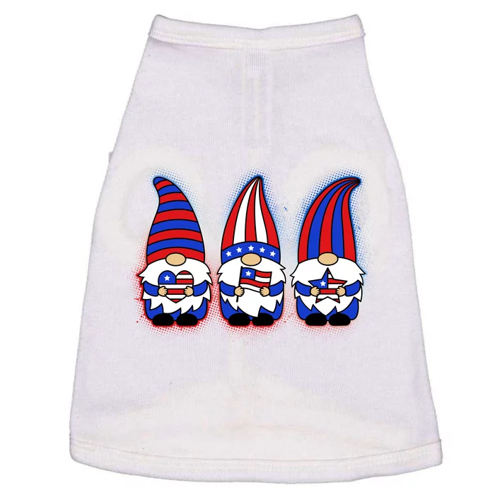 Cute USA American Flag Gnomes Doggie Tank