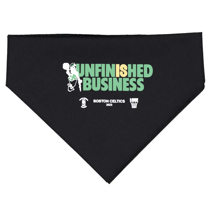 Celtics Unfinished Business USA-Made Doggie Bandana