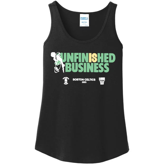 Celtics Unfinished Business Ladies Essential Tank