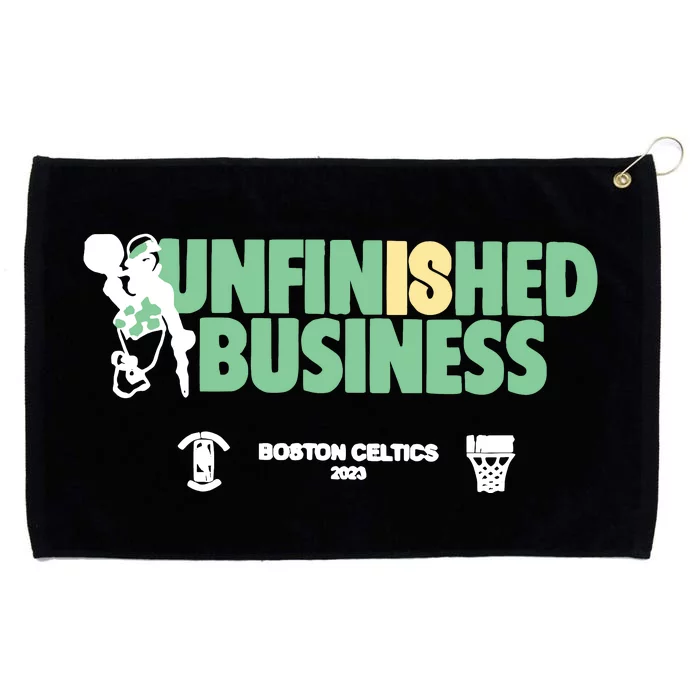 Celtics Unfinished Business Grommeted Golf Towel