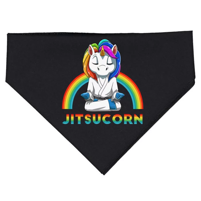 Cute Unicorn Brazilian Jiu-Jitsu MMA BJJ Gift USA-Made Doggie Bandana