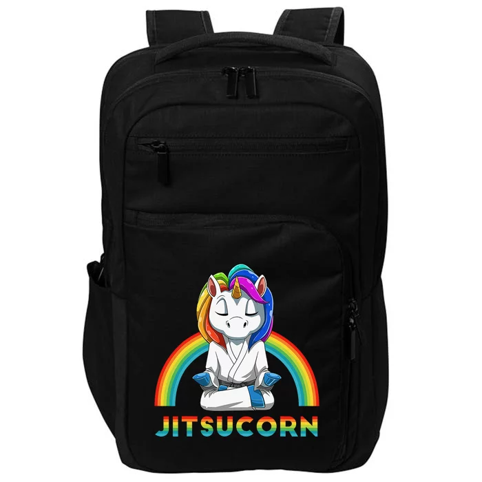 Cute Unicorn Brazilian Jiu-Jitsu MMA BJJ Gift Impact Tech Backpack