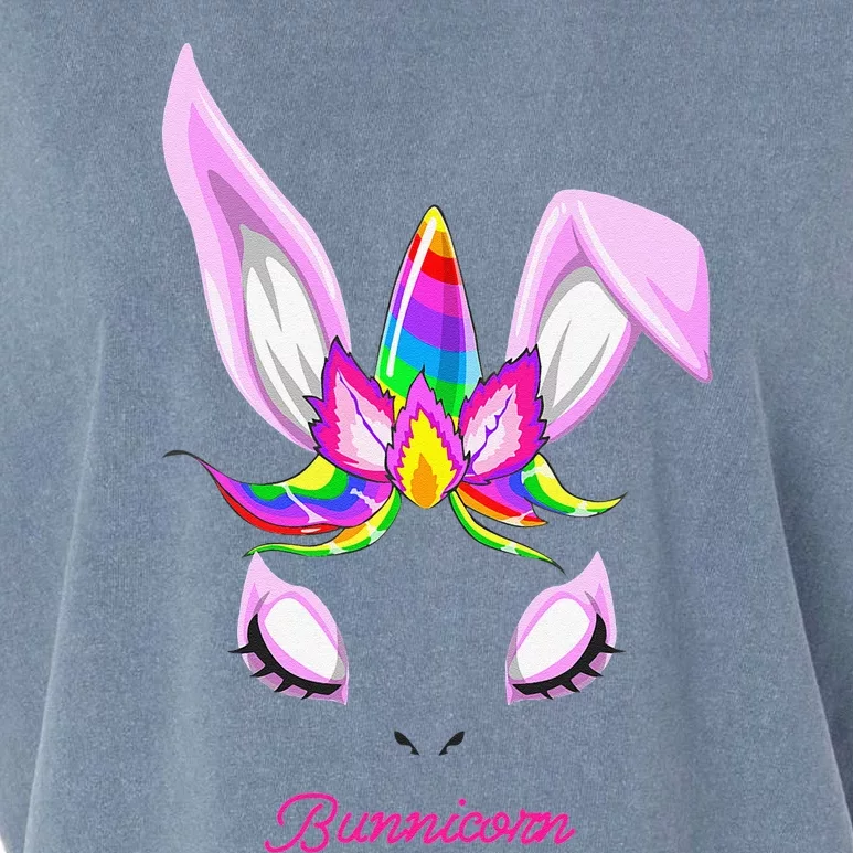 Cute Unique Bunnicorn Unicorn Easter Bunny Garment-Dyed Women's Muscle Tee