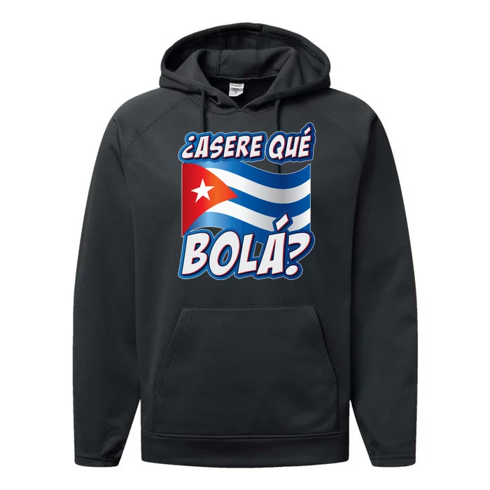 Cuba Asere Que Bola? Performance Fleece Hoodie