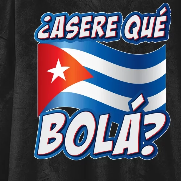 Cuba Asere Que Bola? Hooded Wearable Blanket