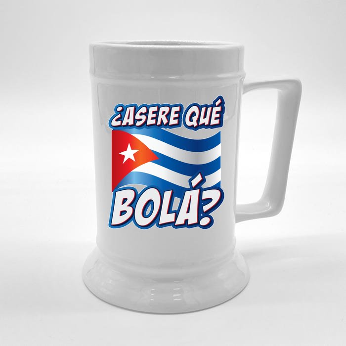 Cuba Asere Que Bola? Front & Back Beer Stein