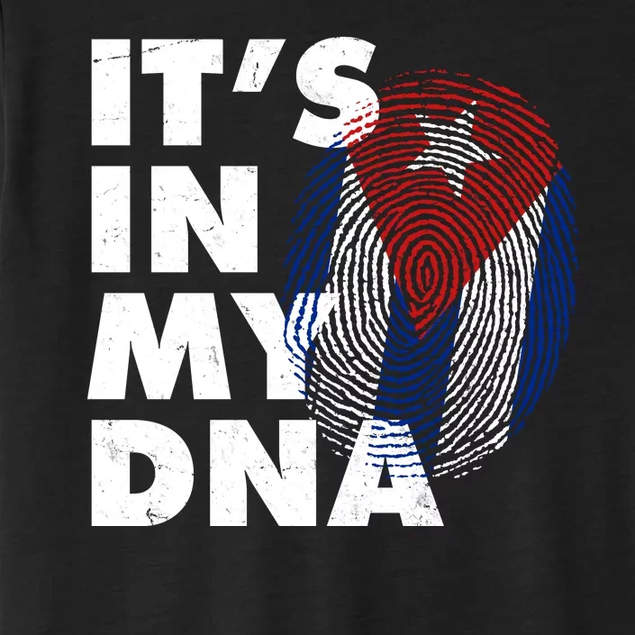 Cuba It's In My DNA Cuban Flag Fingerprint ChromaSoft Performance T-Shirt