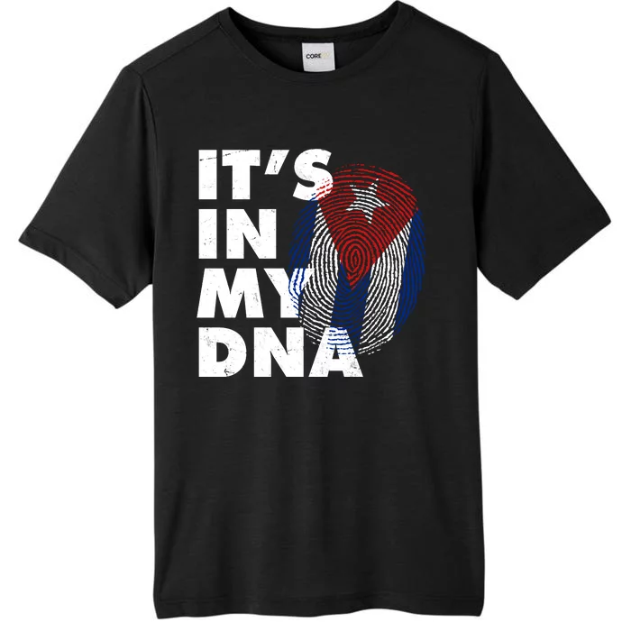 Cuba It's In My DNA Cuban Flag Fingerprint ChromaSoft Performance T-Shirt