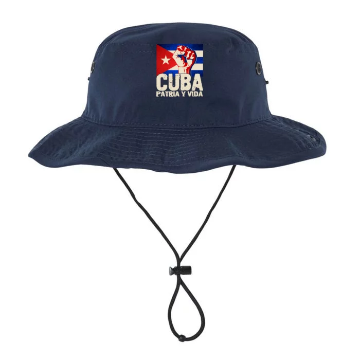 Cuba Patria Y Vida Cuban Flag Protest Fist Legacy Cool Fit Booney Bucket Hat