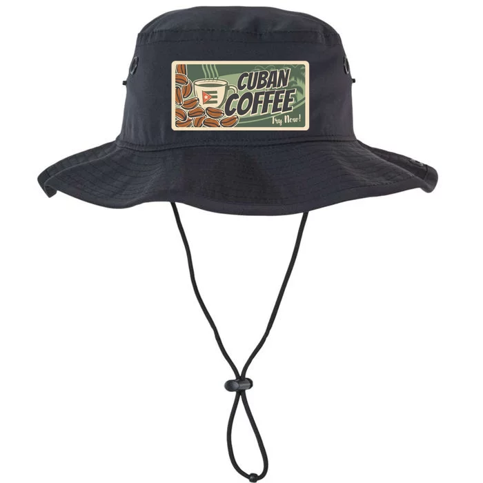 Cuba Travel Retro Banner Cuban Coffee Legacy Cool Fit Booney Bucket Hat