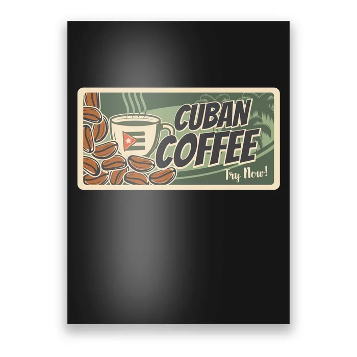 Cuba Travel Retro Banner Cuban Coffee Front & Back Coffee Mug