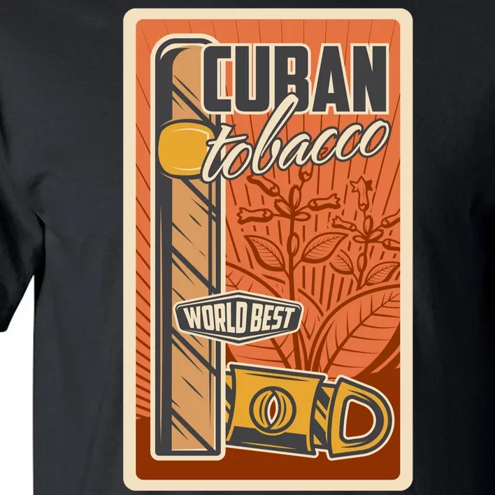 Cuba Travel Retro Cuban Cigar Tabaco Tall T-Shirt