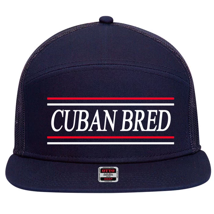 Cuban Bred 7 Panel Mesh Trucker Snapback Hat