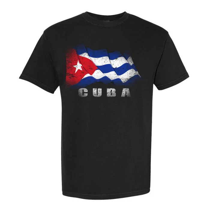 Cuban Flag Cuba Garment-Dyed Heavyweight T-Shirt