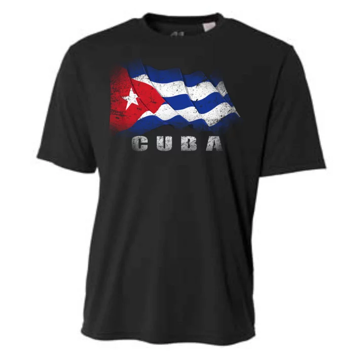 Cuban Flag Cuba Cooling Performance Crew T-Shirt