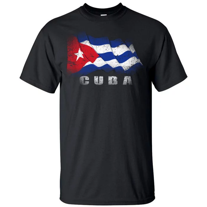 Cuban Flag Cuba Tall T-Shirt