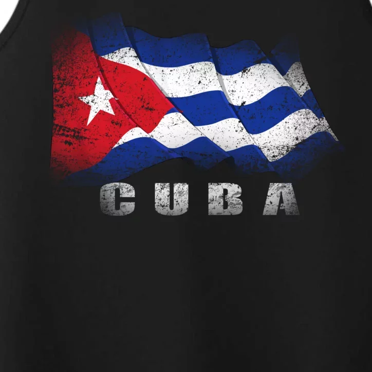 Cuban Flag Cuba Performance Tank