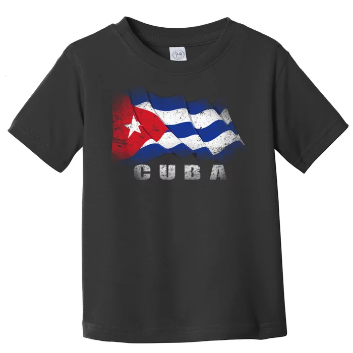 Cuban Flag Cuba Toddler T-Shirt