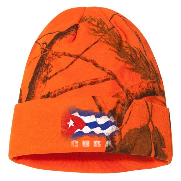 Cuban Flag Cuba Kati - 12in Camo Beanie