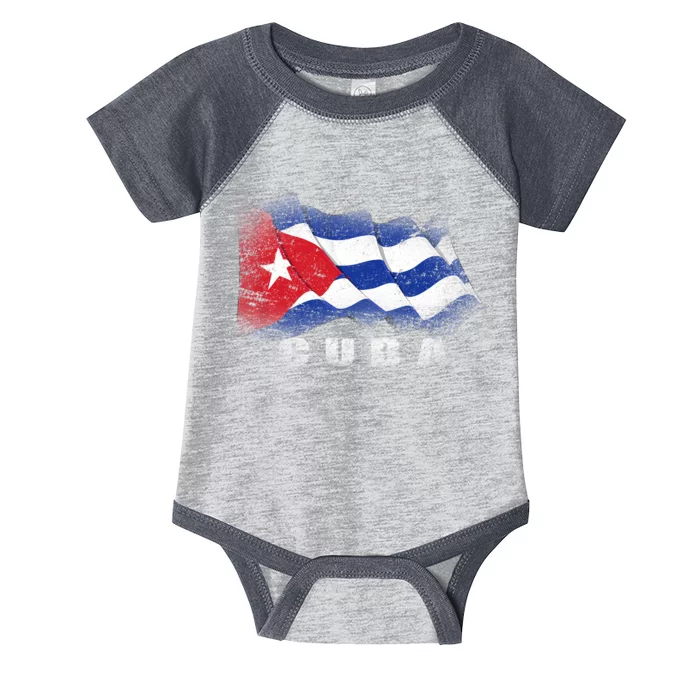 Cuban Flag Cuba Infant Baby Jersey Bodysuit