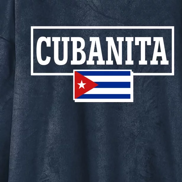 Cubanita Support Cuba Hooded Wearable Blanket