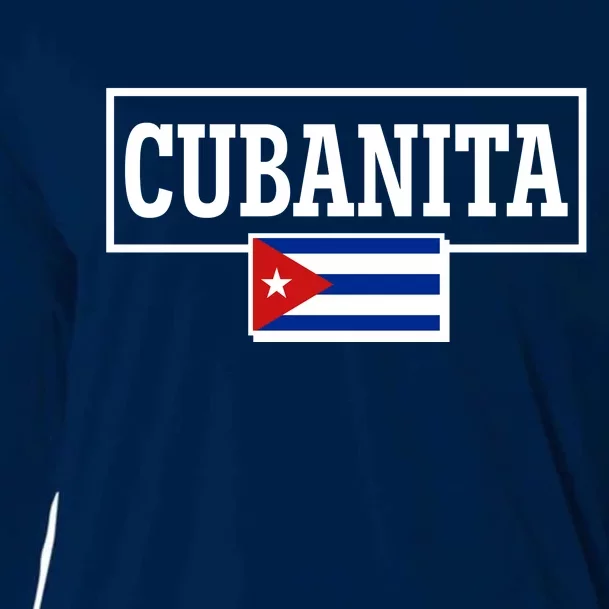 Cubanita Support Cuba Cooling Performance Long Sleeve Crew