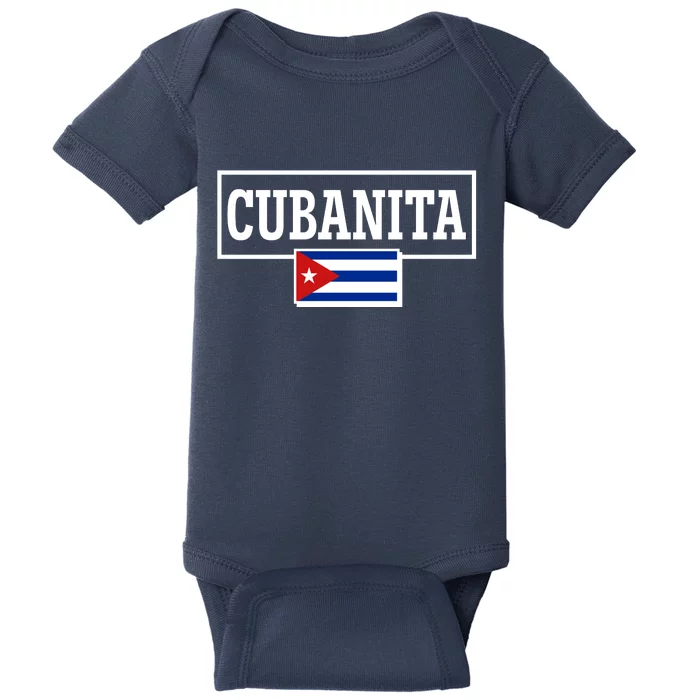 Cubanita Support Cuba Baby Bodysuit