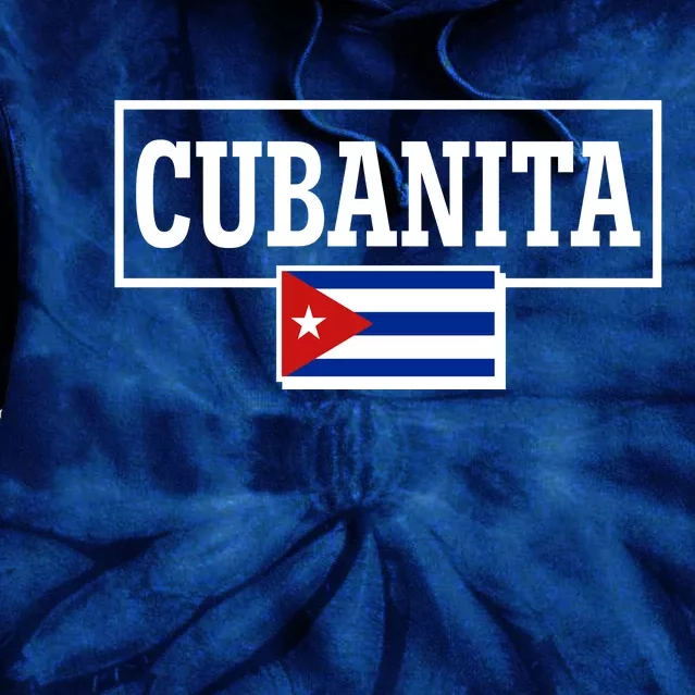 Cubanita Support Cuba Tie Dye Hoodie