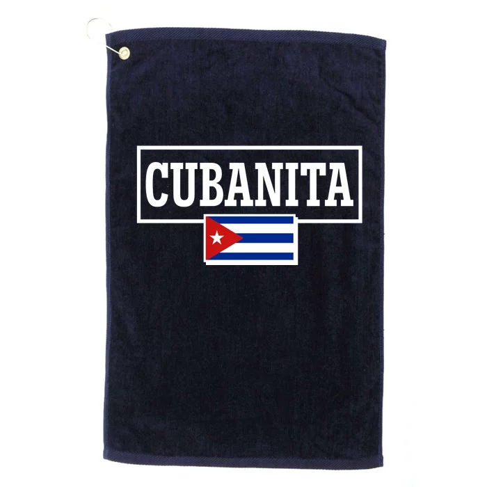 Cubanita Support Cuba Platinum Collection Golf Towel