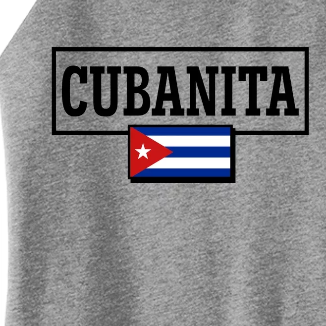 Cubanita Support Cuba Women’s Perfect Tri Rocker Tank