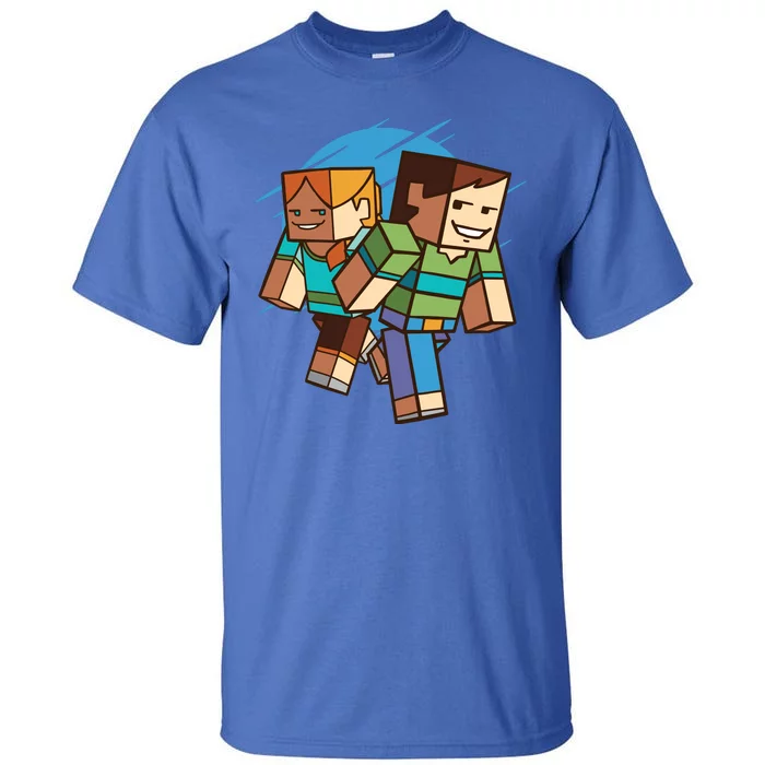 Cubic People Cartoon Tall T-Shirt