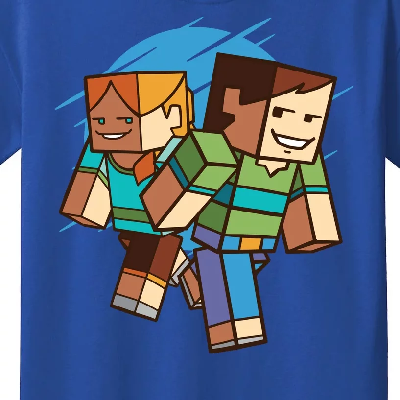 Cubic People Cartoon Kids T-Shirt