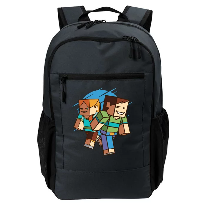 Cubic People Cartoon Daily Commute Backpack