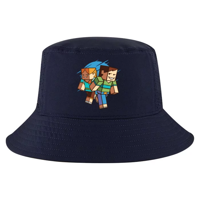 Cubic People Cartoon Cool Comfort Performance Bucket Hat