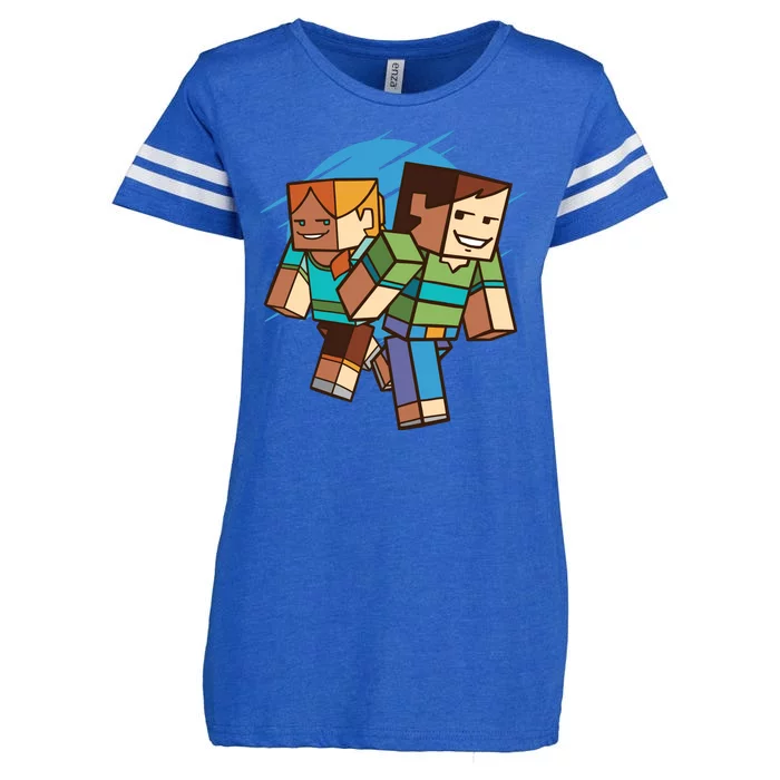 Cubic People Cartoon Enza Ladies Jersey Football T-Shirt