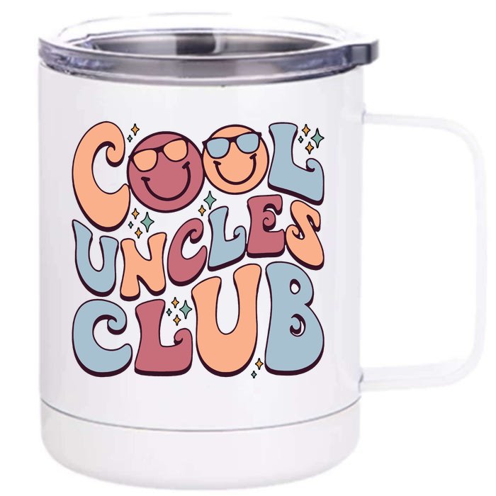 Cool Uncles Club Front & Back 12oz Stainless Steel Tumbler Cup