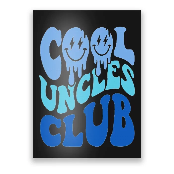 Cool Uncles Club Best Uncle Ever Funny Fathers Day Pocket Poster