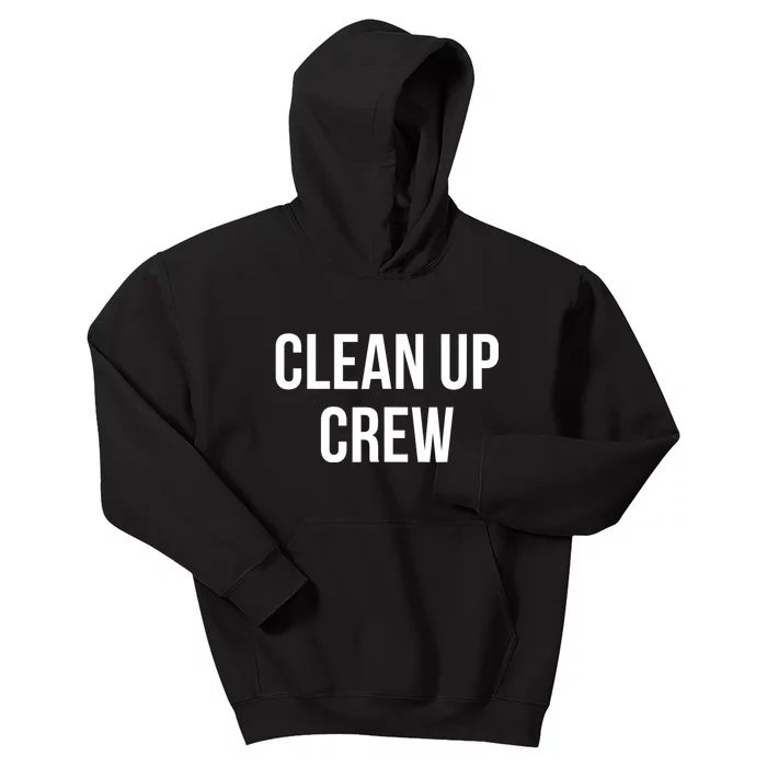 Clean Up Crew Kids Hoodie