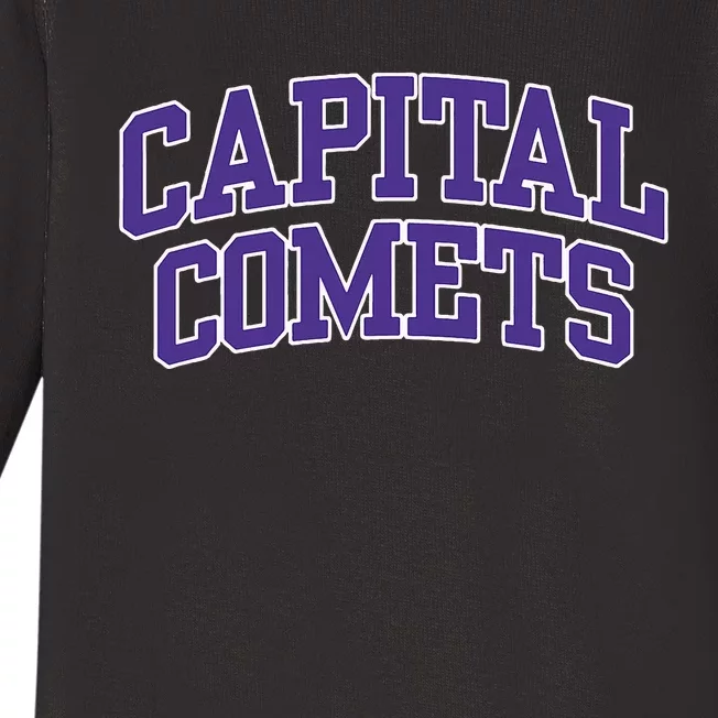 Capital University Comets Baby Long Sleeve Bodysuit