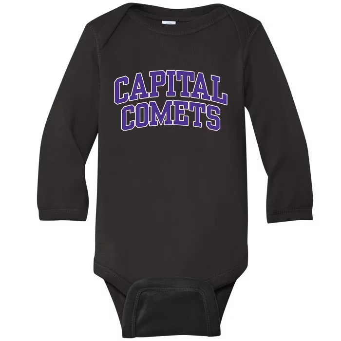 Capital University Comets Baby Long Sleeve Bodysuit