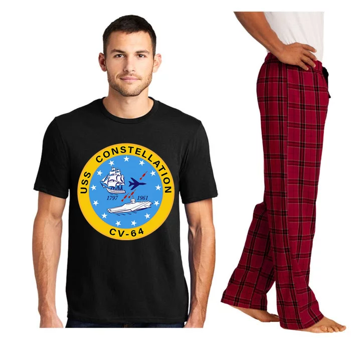 CV-64 USS Constellation U.S. Aircraft Carrier Pajama Set