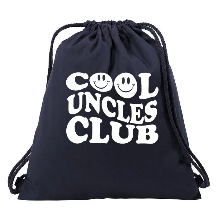 Cool Uncles Club Vintage Fathers Day Drawstring Bag