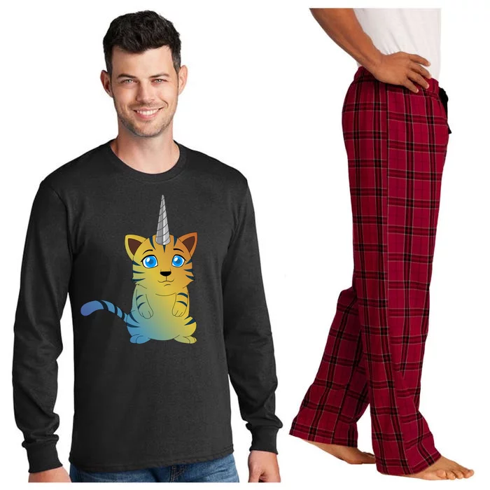 Cat Unicorn Caticorn Long Sleeve Pajama Set