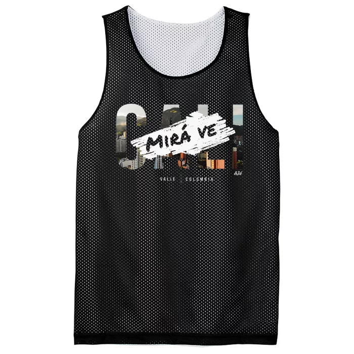 Cali Urban Colombia Mesh Reversible Basketball Jersey Tank