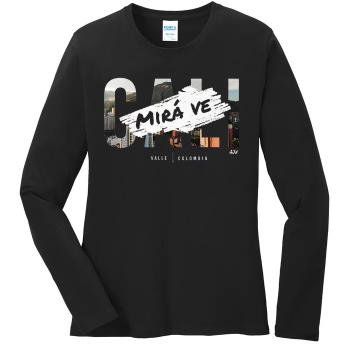 Cali Urban Colombia Ladies Long Sleeve Shirt