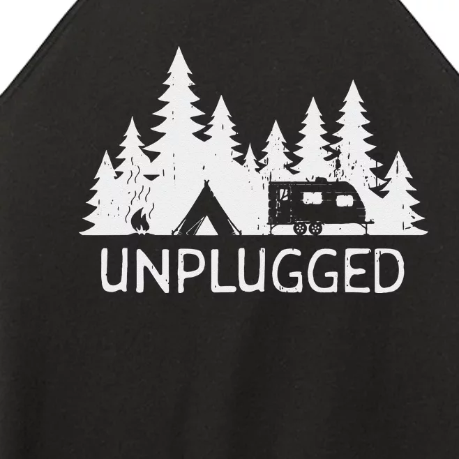 Camping Unplugged Women’s Perfect Tri Rocker Tank