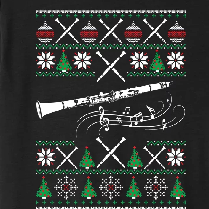 Clarinet Ugly Christmas Gift ChromaSoft Performance T-Shirt