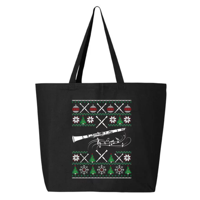 Clarinet Ugly Christmas Gift 25L Jumbo Tote